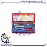 جعبه بکس 20 پارچه شش پر درایو 1/4 مارک GENIUS مدل GS220M | بازرگانی ابزارآلات صنعتی BK