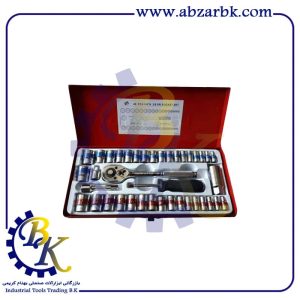 جعبه بکس 40 پارچه مارک اس جی تی SGT | بازرگانی ابزارآلات صنعتی BK