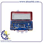 جعبه بکس 24 پارچه دوازده پر درایو 1/2 مارک GENIUS مدل TW-424S5 | بازرگانی ابزارآلات صنعتی BK
