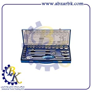 جعبه بکس 24 پارچه دوازده پر درایو 1/2 مارک SPERO مدل 204-2-724MA6 | بازرگانی ابزارآلات صنعتی BK