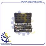 جعبه بکس 24 پارچه درایو 3/4 دوازده پر مارک FORCE مدل 6241-72 | بازرگانی ابزارآلات صنعتی BK