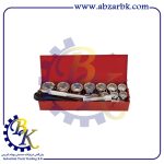 جعبه بکس 16 پارچه درایو "1 شش پر مارک GENIUS مدل GS-816M | بازرگانی ابزارآلات صنعتی BK