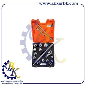 جعبه بکس 17 پارچه درایو 3/4 شش پر مارک BAHCO مدل SLX17AF | بازرگانی ابزارآلات صنعتی BK