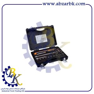 جعبه بکس ۱۸ پارچه درایو ۱/۲ شش پر مارک BAHCO مدل ۷۸۱۸MHR | بازرگانی ابزارآلات صنعتی BK