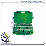 جعبه بکس 21 پارچه درایو 3/4 شش پر مارک TOPTUL مدل GCAI2104 | بازرگانی ابزارآلات صنعتی BK