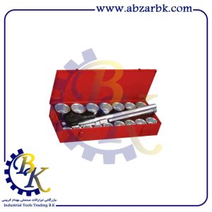 جعبه بکس 22 پارچه درایو "1 شش پر مارک TRANSTIME مدل TT110522M | بازرگانی ابزارآلات صنعتی BK
