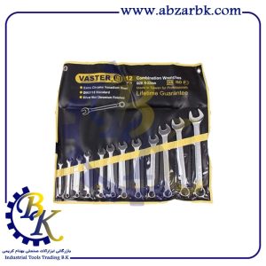 آچار یک سر رینگ یک سر تخت 12 پارچه مارک VASTER | بازرگانی ابزارآلات صنعتی BK