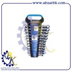 آچار یک سر رینگ یک سر تخت 12 پارچه جغجغه ای لقلقه ای 72 دنده مارک LICOTA مدل ARW-12MK08 | بازرگانی ابزارآلات صنعتیBK