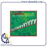 آچار یک سر رینگ یک سر تخت 16 پارچه زاویه 15درجه مارک TOPTUL مدل (STANDARD) GAAA1404 | بازرگانی ابزارآلات صنعتی BK