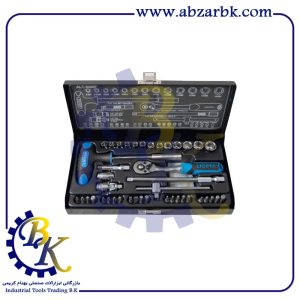جعبه بکس 42 پارچه درایو 1/4 شش پر مارک LICOTA مدل ALT-5008F | بازرگانی ابزارآلات صنعتی BK