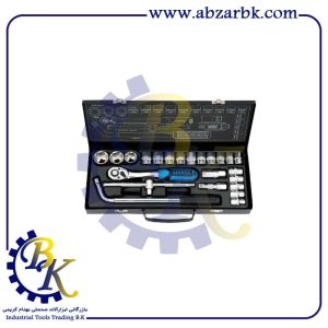 جعبه بکس ۲۳ پارچه درایو ۱/۲ شش پر مارک LICOTA مدل ALT-5003F | بازرگانی ابزارآلات صنعتی BK
