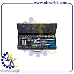 جعبه بکس 57 پارچه درایو 1/4 و 1/2 شش پر مارک LICOTA مدل ALT-5005F | بازرگانی ابزارآلات صنعتی BK