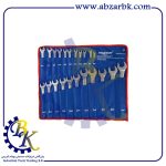آچار یکسررینگ یکسرتخت 22 پارچه برند مستر MASTER بازرگانی ابزارآلات صنعتی بهنام کریمی ABZARBK