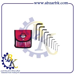 آلن کوتاه شش گوش 10 پارچه کیفی برند توسن TOSAN بازرگانی ابزارآلات صنعتی بهنام کریمی