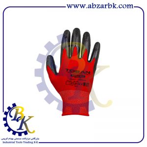 دستکش کار شیار دار نیتریل برند TOSAN مدل TDP-NK10 | بازرگانی ابزارآلات صنعتی b.k