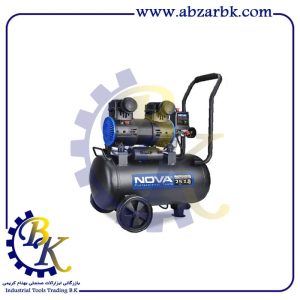 کمپرسور باد سایلنت 50 لیتری نووا NTA-9150 | بازرگانی ابزارآلات صنعتی BK