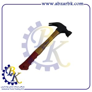 چکش دو شاخ دسته چوبی مهدوی | بازرگانی ابزارآلات صنعتی b.k