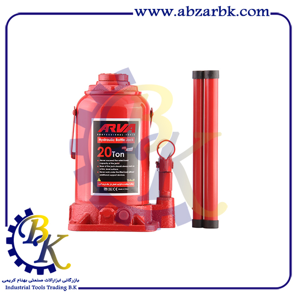 بازرگانی ابزارآلات صنعتی بهنام کری جک روغنی هیدرولیک 20 تن آروا 4375|بازرگانی ابزارآلات صنعتی B.K