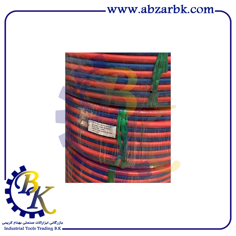 شلنگ دوقلو هواگاز برند MAF FLEX مالزی اصل | بازرگانی ابزارآلات صنعتی B.K شلنگ دوقلو هواگاز برند MAF FLEX مالزی اصل | بازرگانی ابزارآلات صنعتی B.K