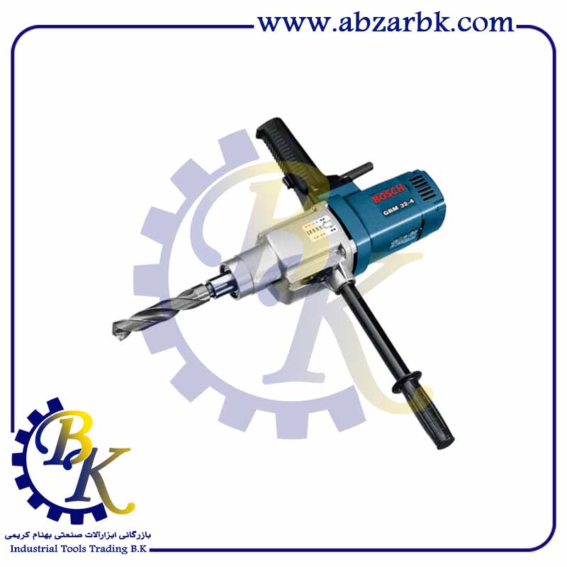 دریل 32 میلیمتری چهار سرعته بوش GBM 32-4 طرح | بازرگانی ابزارآلات صنعتی B.K دریل 32 میلیمتری چهار سرعته بوش GBM 32-4 طرح | بازرگانی ابزارآلات صنعتی B.K