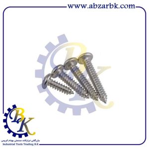 پیچ گل پیچ چهارسو گل پیچ گرد نوک تیز | بازرگانی ابزارآلات صنعتی B.K