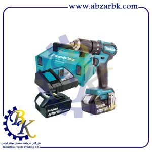 دریل شارژی چکشی 18 ولت ماکیتا مدل DHP483RFJ | بازرگانی ابزارآلات صنعتی B.K