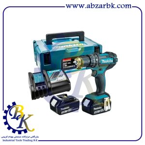 دریل شارژی چکشی 18 ولت ماکیتا مدل DHP482RTJ | بازرگانی ابزارآلات صنعتی B.K