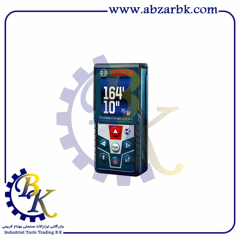 متر لیزری 50 متری بوش GLM50C اصلی | بازرگانی ابزارآلات صنعتی B.K متر لیزری 50 متری بوش GLM50C اصلی | بازرگانی ابزارآلات صنعتی B.K