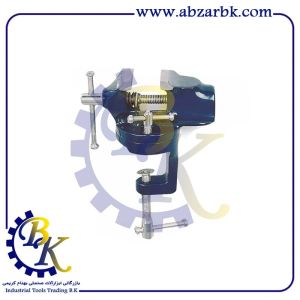 گیره رومیزی مینیاتوری دارای بست و پایه متحرک گروز GROZ مدل TBV/RC/50 | بازرگانی ابزارآلات صنعتی B.K