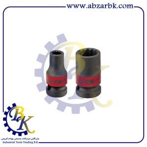 بکس تکی کوتاه درایو 1/2 اینچ دوازده پر فشار قوی برند کینگ تونی KINGTONY | بازرگانی ابزارآلات صنعتی B.K