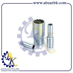 بکس تکی بلند درایو 1/2 اینچ دوازده پر برند تاپتول TOPTUL | بازرگانی ابزارآلات صنعتی B.K