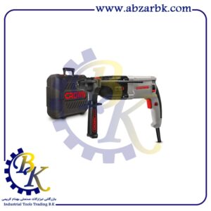 دریل بتن کن سه کاره سه نظام پنج شیار با توان تخریب 5 کیلوگرم با توان برقی 1250 وات کد CT18080V BMC برند کرون CROWN | بازرگانی ابزارآلات صنعتی B.K