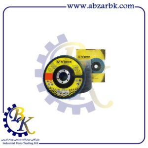 سنباده فلاپی کوچک قطر ۱۱۵ میلیمتر گرید P60 برند ویپکس VIPEX | بازرگانی ابزارآلات صنعتی B.K