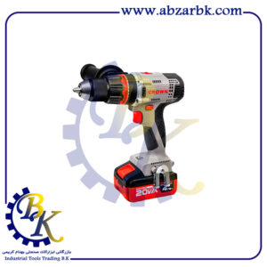 دریل پیچ گوشتی شارژی 20 ولت کد CT21076HMX-4BMC برند کرون CROWN | بازرگانی ابزارآلات صنعتی B.K