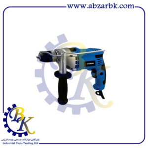 دریل چکشی گیربکسی سه نظام اتومات سیزده میلیمتر با توان 850 وات کد HP8513-A برند هیوندای HYUNDAI | بازرگانی ابزارآلات صنعتی B.K