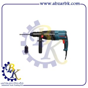 دریل بتن کن سه کاره سه نظام چهار شیار با توان تخریب 3 کیلوگرم با توان برقی 800 وات کد RH2634 برند پوکا PUKKA | بازرگانی ابزارآلات صنعتی B.K