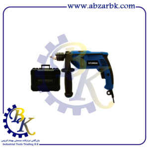 دریل چکشی سه نظام آچاری سیزده میلیمتر با توان 850 وات کد HP853-IDB برند هیوندای HYUNDAI | بازرگانی ابزارآلات صنعتی B.K