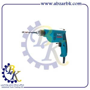 دریل سه نظام آچاری شش و نیم میلیمتر با توان 230 وات کد D062 برند پوکا PUKKA | بازرگانی ابزارآلات صنعتی B.K
