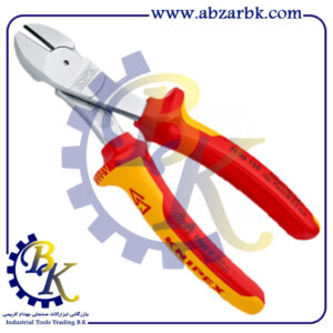 سیم چین عایق برق 1000 ولت کد 7406180 برند کنیپکس KNIPEX بازرگانی ابزارآلات صنعتی بهنام کریمی ABZARBK