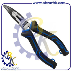 دم باریک سایز 6 اینچ سر کج برند نوا NOVA بازرگانی ابزارآلات صنعتی بهنام کریمی ABZARBK