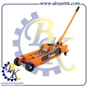 جک سوسماری ( جک هیدرولیک گاراژی = HYDRAULIC GARAGE JACK ) برند رابین RABIN بازرگانی ابزارآلات صنعتی بهنام کریمی ABZARBK