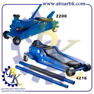 جک سوسماری ( جک هیدرولیک گاراژی = HYDRAULIC GARAGE JACK ) برند نوا NOVA بازرگانی ابزارآلات صنعتی بهنام کریمی ABZARBK