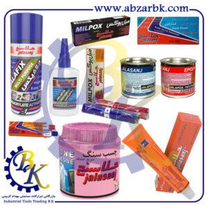 تهیه و تامین و عرضه انواع چسب های برند جلاسنج JALASANJ بازرگانی ابزارآلات صنعتی بهنام کریمی ABZARBK