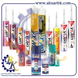 تهیه و تامین و عرضه انواع چسب های برند جی مکس GMAX بازرگانی ابزارآلات صنعتی بهنام کریمی ABZARBK