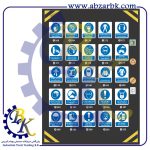 تهیه و تامین و عرضه انواع تابلو های علائم ترافیکی و راهنمایی بازرگانی ابزارآلات صنعتی بهنام کریمی ABZARBK