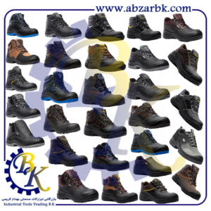 تهیه و تامین و عرضه انواع کفش های ایمنی ( SAFETY SHOES ) در کلاس های مهندسی و نیمه مهندسی و پرسنلی و کارگری برند پاتن PATAN بازرگانی ابزارآلات صنعتی بهنام کریمی ABZARBK