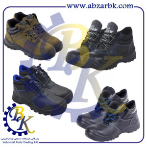 تهیه و تامین و عرضه انواع کفش های ایمنی ( SAFETY SHOES ) در کلاس های مهندسی و نیمه مهندسی و پرسنلی و کارگری برند آیاک AYAK بازرگانی ابزارآلات صنعتی بهنام کریمی ABZARBK