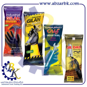 تهیه و تامین و عرضه انواع دستکش و دستکش بنایی و دستکش لاستیکی برند گیلان GILAN بازرگانی ابزارآلات صنعتی بهنام کریمی ABZARBK