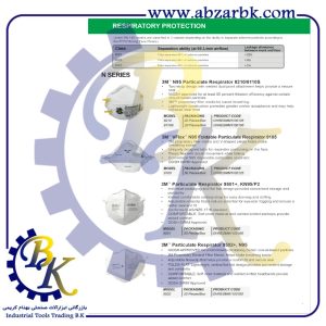 تهیه و تامین و عرضه انواع ماسک برند تیری ام ( تری ام ) 3M بازرگانی ابزارآلات صنعتی بهنام کریمی ABZARBK